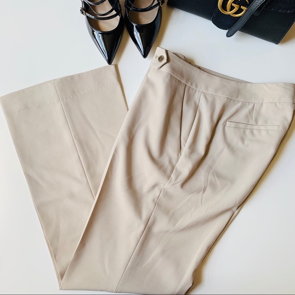 Calvin Klein Pants - CALVIN KLEIN Cream Classic Fit Pants
